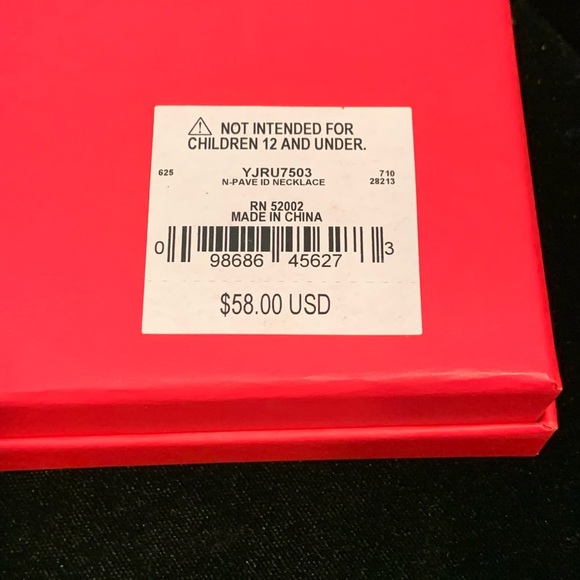 Juicy Couture Gold & Rhinestone Necklace - Picture 8 of 9